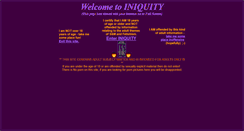 Desktop Screenshot of clubiniquity.com