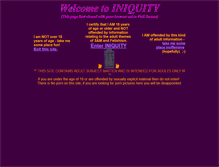 Tablet Screenshot of clubiniquity.com